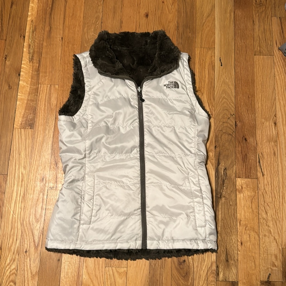 North Face Women’s Reversible Faux Fur Vest with Pockets